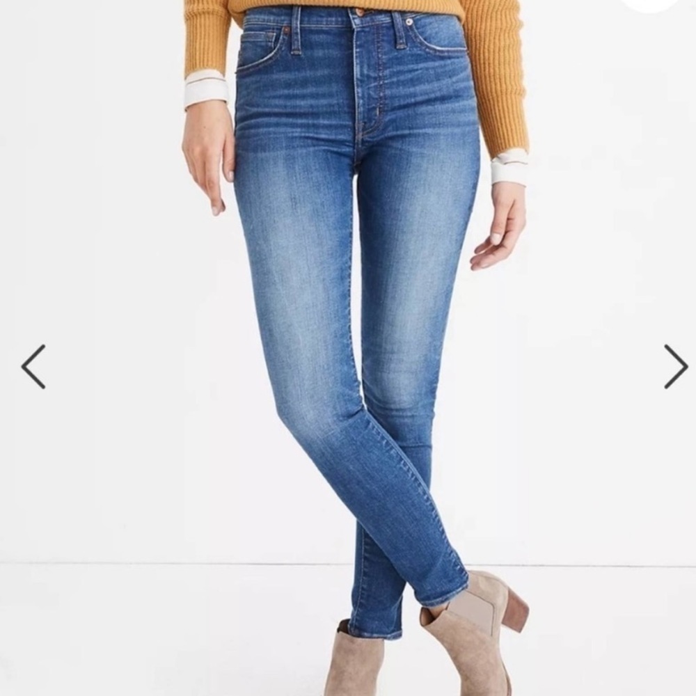 Madewell Mid-Rise Skinny Jeans Size 25 - Blue Cotton Blend Denim Pants